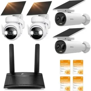 Zestaw kamer Imou 2x Cell PT kit, 2x Cell 3C AIO z routerem 4G Wybór klientów